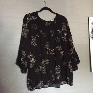 Floral Relaxed Raylon Blouse